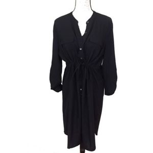 NWT Black Maternity Long Sleeve Dress Size XLarge